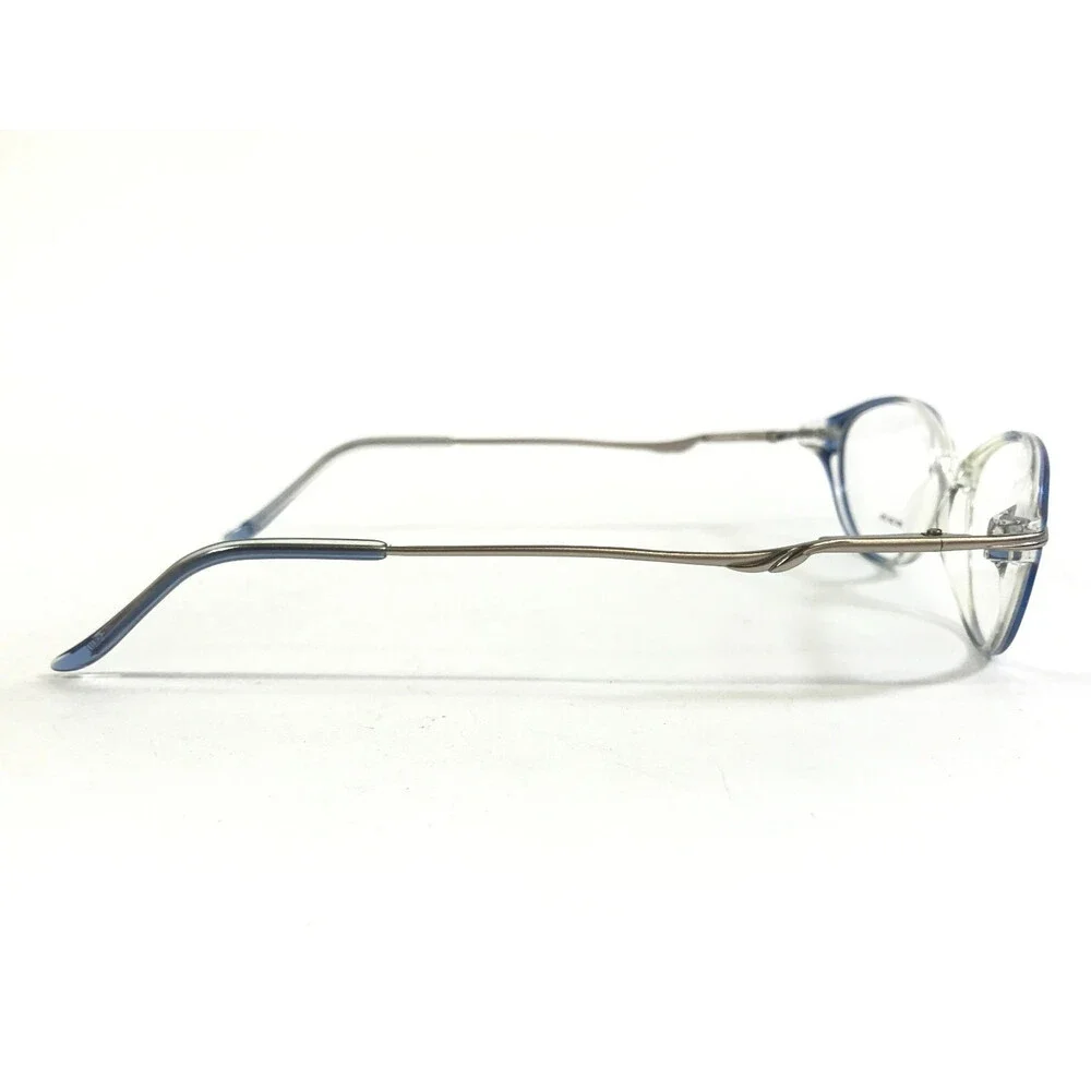 Voyant Eyeglasses Frames NEVA 5058 250 Clear Blue Gradient Silver 50-17-133